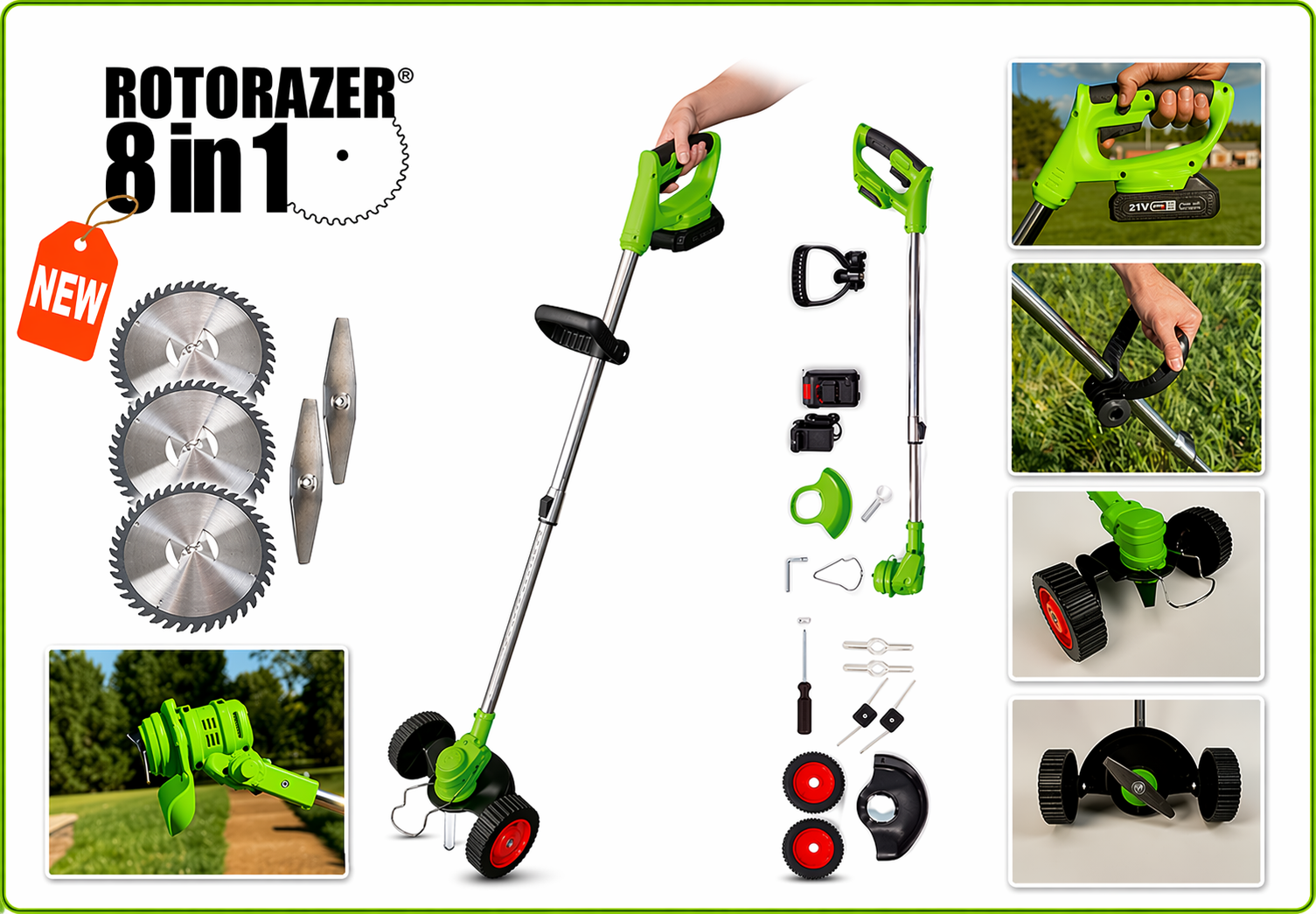 ROTORAZER 8 in 1